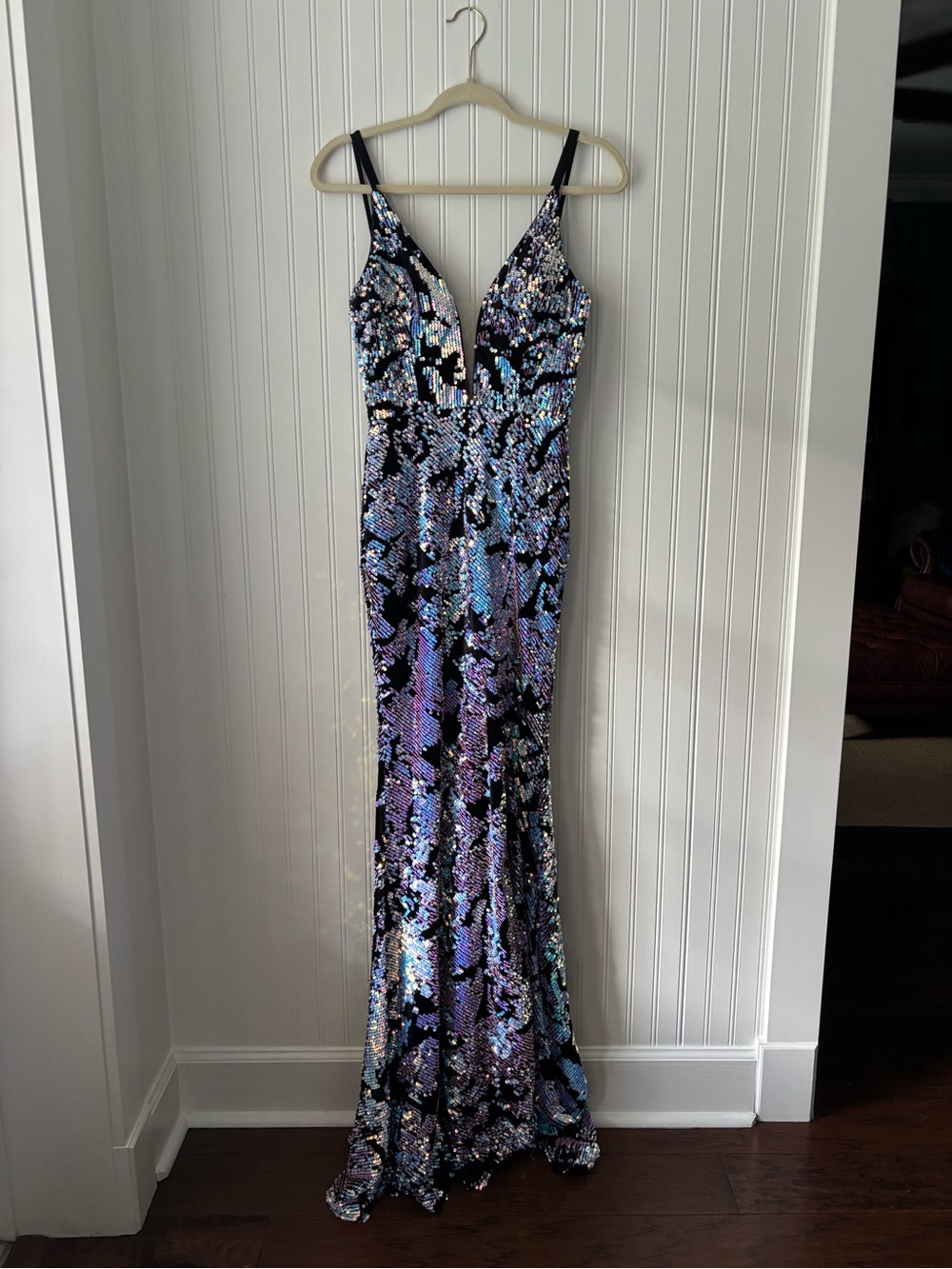 CINDERELLA DIVINE Sequin Gown